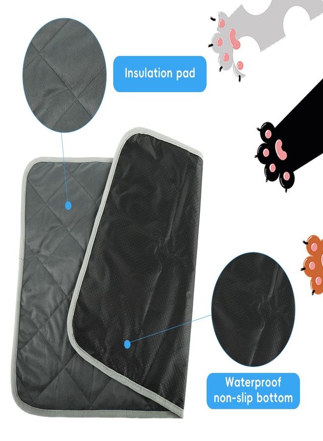 Qpets® Winter Warm Pet Bed, Thermal Padded Mat with Non-Slip Bottom for Dogs & Cats, Ultra-Soft Reversible Fleece & Polyester Sleeping Pad for Indoor Crates & Furniture - Image 3